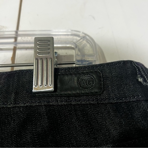 Adriano Goldschmied The Legging Super Skinny Fit Black Size 29 Jegging Distress - Picture 8 of 11